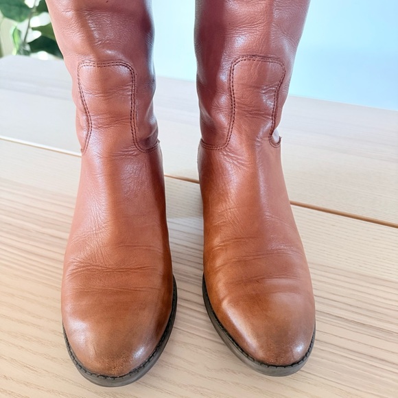 Sam Edelman Penny Leather Riding Boot Women’s Size US 7 M Whiskey Brown EUC - Picture 5 of 10